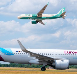 Jets von Flynas und Eurowings: Bald Konkurrenten auf einer Route.