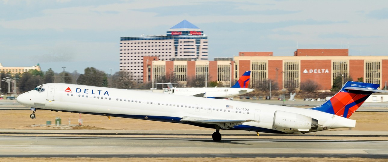 MD-90 von Delta: Weiterentwicklung der McDonnell Douglas DC-9.