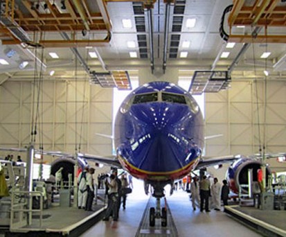 Produktion bei Boeing: Bisher keine Massenproduktion.