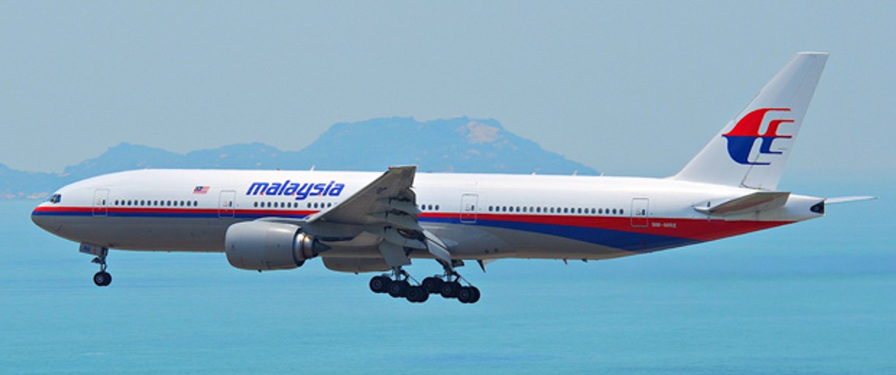 Boeing 777 von Malaysia Airlines: Funksignal verloren.
