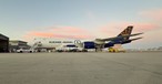 Die Boeing 747-8 F von Atlas Air in Stuttgart: Künftig fliegt sie nach Frankfurt.