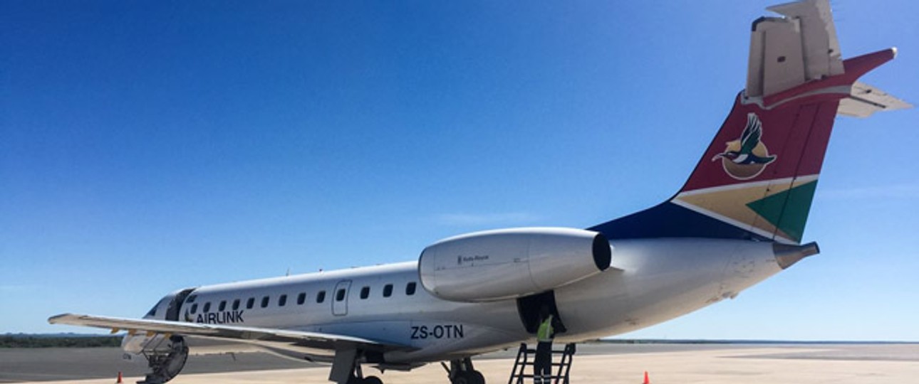 Embraer von Airlink: Bald hat die Fluglinie 30 Maschinen des brasilianischen Herstellers.