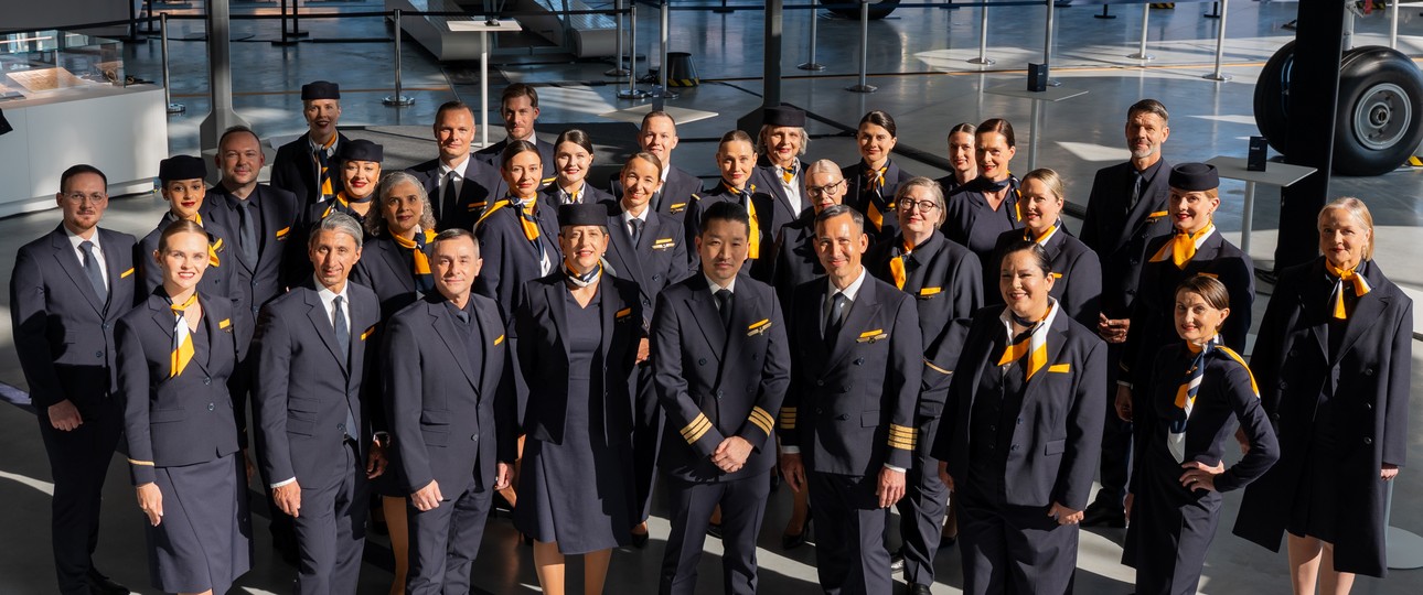 Lufthansas neue Uniformen: So sehen sie aus.