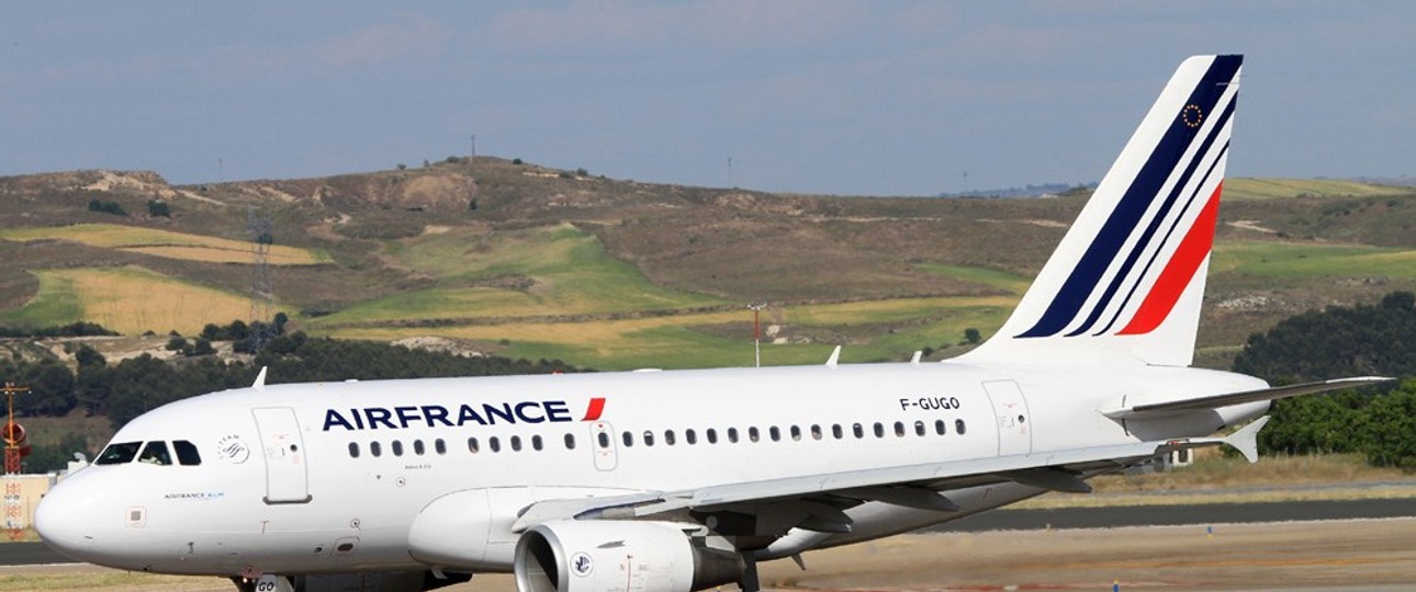 Airbus A318 von Air France mit dem Kennzeichen F-GUGO (Archivbild): Fliegt heute noch.
