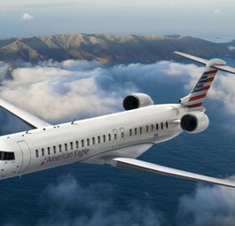 Visualisierung des CRJ900 von American: Wird für PSA abheben.