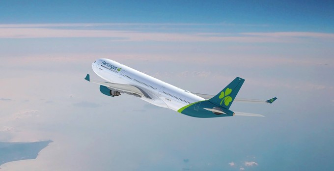 ... auf Werbebildern, die Aer Lingus online zeigt.