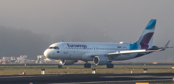 Airbus A320 von Eurowings: Die Airline war nicht immer als Billigflieger unterwegs.