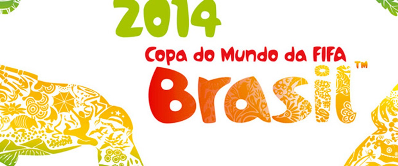 Das offizielle Plakat zur WM 2014: Die Airlines wollen mitverdienen.