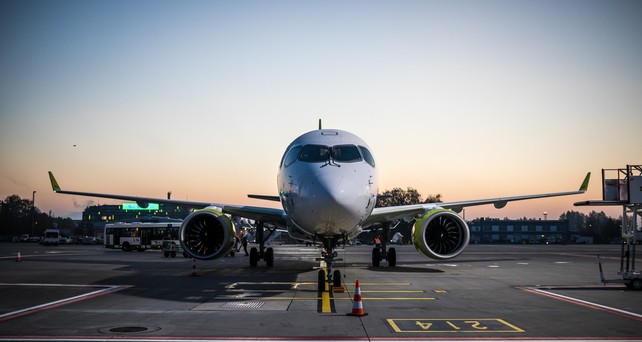 Airbus A220 von Air Baltic: Neue Tochtergesellschaft in der Schweiz.