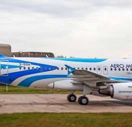 Airbus A319 von Aero Mongolia: Zuwachs für die Airline.