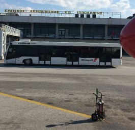Flughafen Kos: Eurowings flog hier 22 Stunden verspätet ab.
