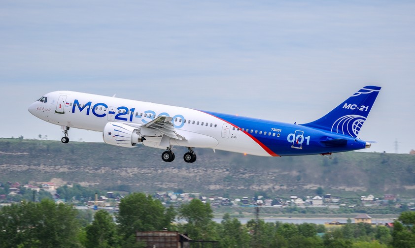 Die MS-21 von Irkut: Russische Airlines bekommen die Maschine deutlich billiger.