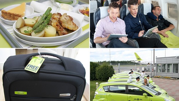 Rang 8: Air Baltic - Drei Gänge Bio-Essen in der Businessclass, frischer Nespresso, iPad an Bord brachten der lettischen Airline gute Noten.