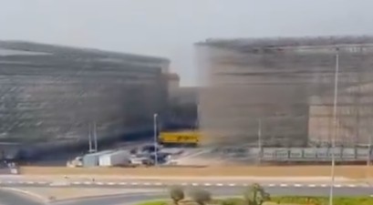 Käfige um die Tanks: Dubai schützt das Kerosin.