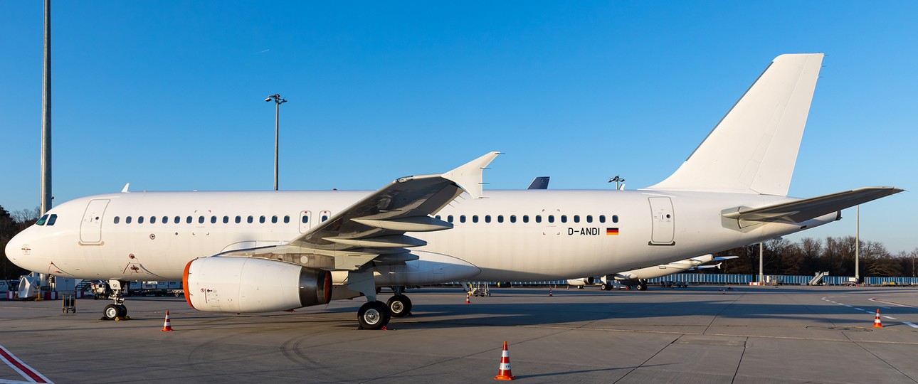 Das Flugzeug von Leav: Die D-ANDI steht im Dauereinsatz.