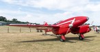 Die de Havilland DH.88 Comet mit der Kennung G-ACSS vor dem Unfall: Mittlerweile stark beschädigt.
