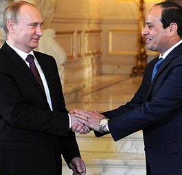 Putin und al-Sisi: Gemeinsam will man für mehr Sicherheit sorgen.