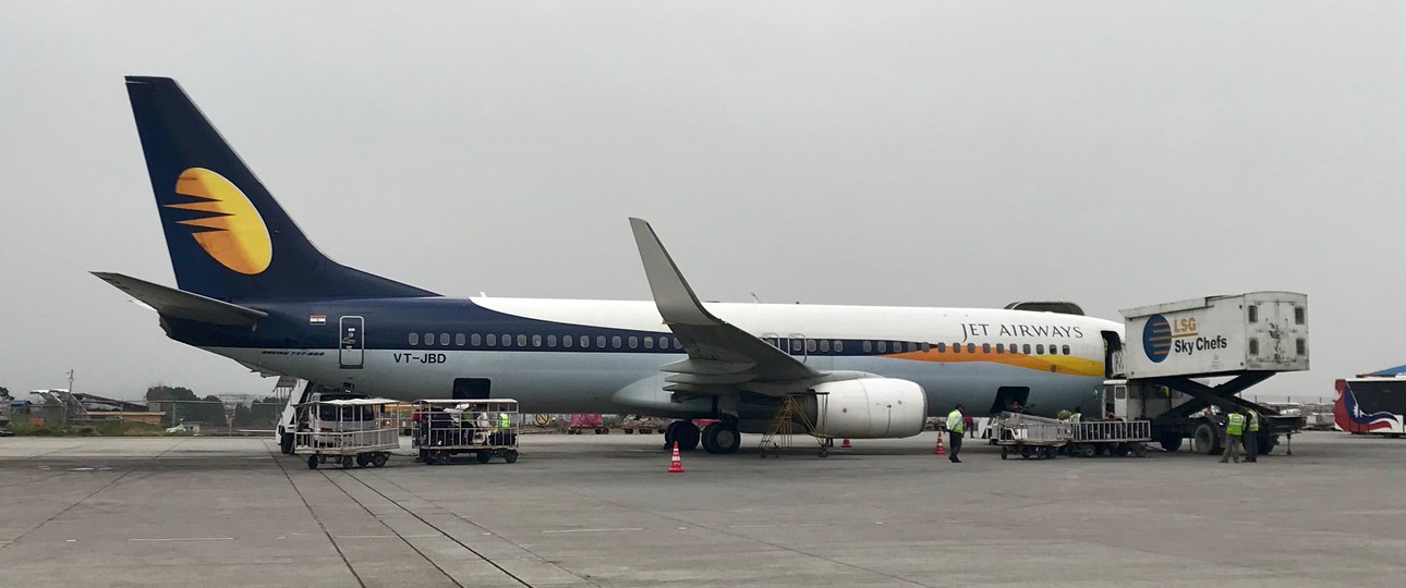 Boeing 737 von Jet Airways: Die Fluglinie hatte in den letzten Monaten Mühe, alle Rechnungen zu bezahlen.