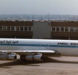 Boeing 707 von Somali Airlines in Frankfurt (Archiv): Die Airline soll neu gegründet werden.