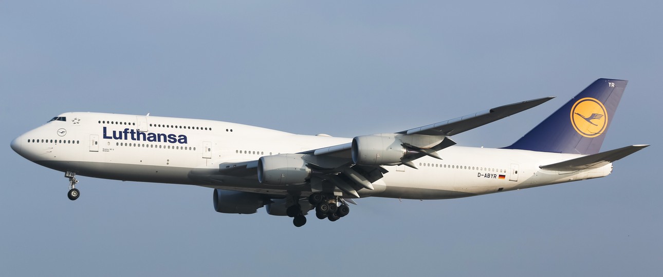 Boeing 747-8 von Lufthansa: Erst der dritte Flug nach Mexiko-City klappte.