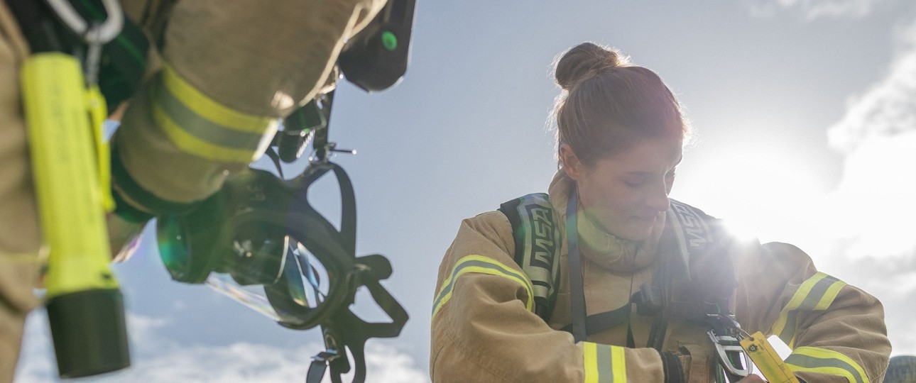 Flughafenfeuerwehrleute in Australien: Sorgen sich um die Sicherheit.