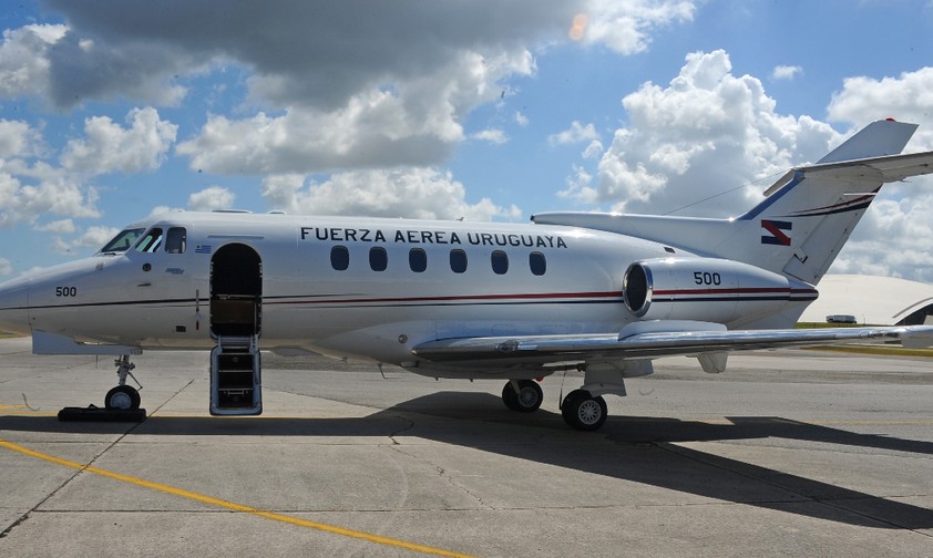 Uruguays Präsidentenjet: Hier zu sehen bei der Lieferung 2018.