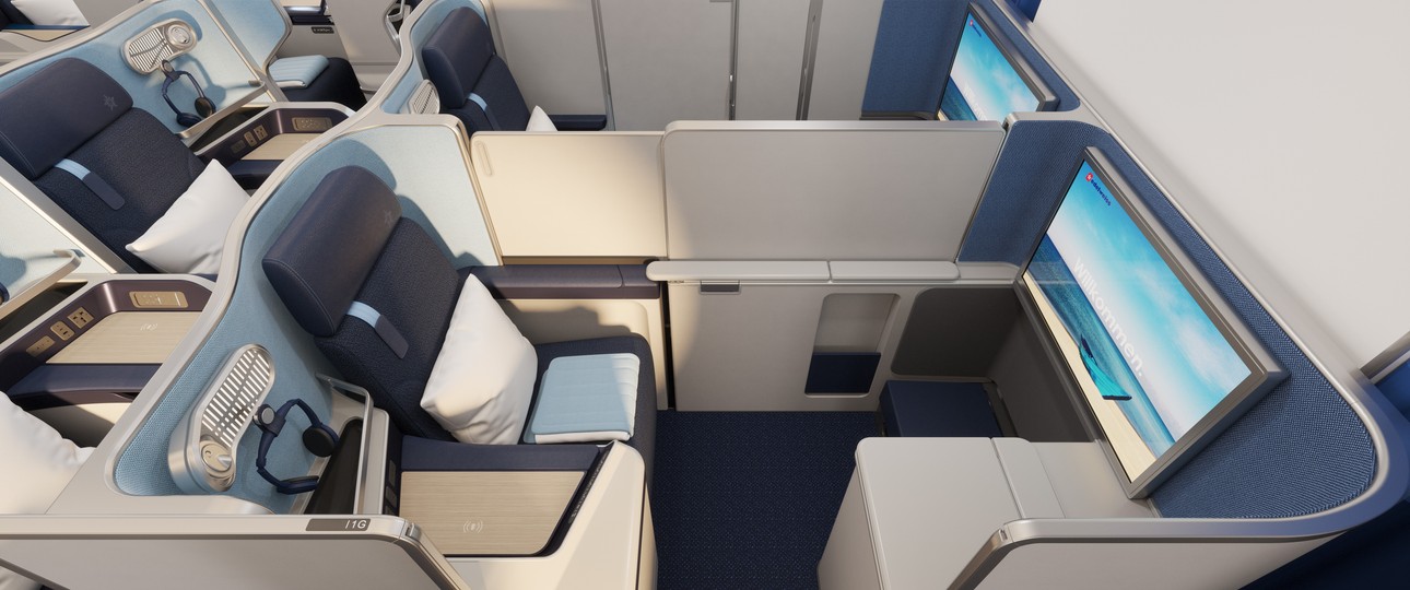 Die Business Suite im Airbus A350 von Edelweiss: Wird so aussehen.