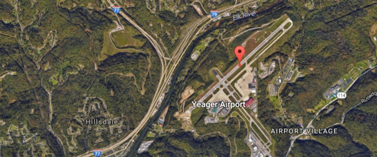Yeager Airport: Für mehrere Stunden gesperrt.