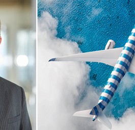 Peter Gerber, Flugzeug von Condor: Wechselt von Brussels.