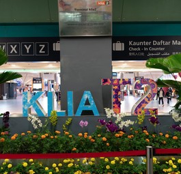 Terminal 2 am Flughafen Kuala Lumpur: Zwei Menschen haben sich am 1. Mai in den Tod gestürzt.