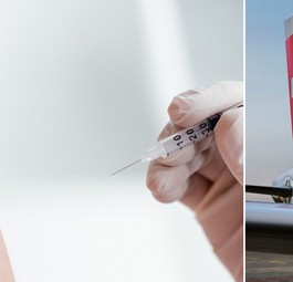 Spritze und Swiss-Jet: Für die Crews wird die Impfung Pflicht.