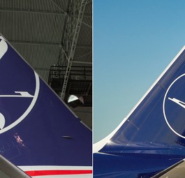 LOT and Lufthansa tails: Risk of confusion?