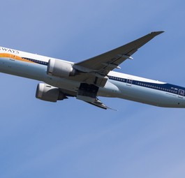 Archivbild einer Boeing 777-300 ER von Jet Airways (hier die VT-JEQ): Zehn Exemplare gehörten einst zur Flotte.