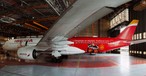 Iberia Weltmeisterschaft-Lackierung: Die Airline schickte den Airbus A330 nach Argentinien. 
