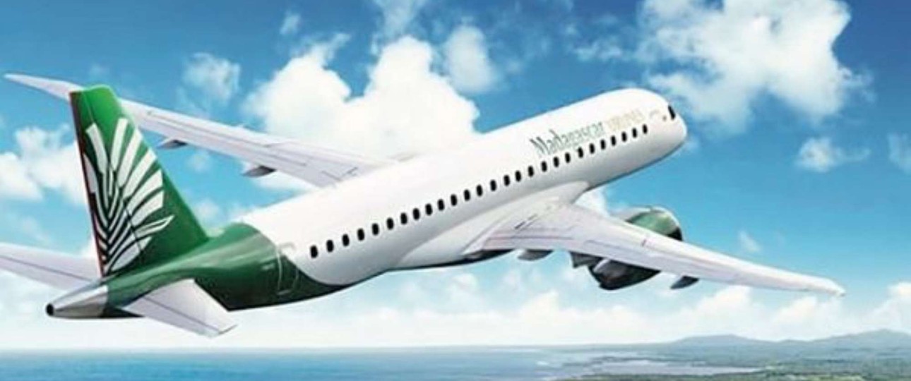 Embraer E190-E2 von Madagascar Airlines: Sollte so aussehen.
