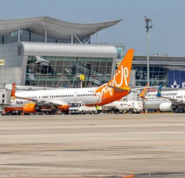 Foto vom Flughafen Kyiv Boryspil vor dem Krieg: Heute auf ausländische Airlines angewiesen.