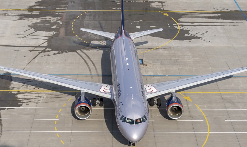 Jet von Aeroflot: Das Personal ist nicht glücklich.