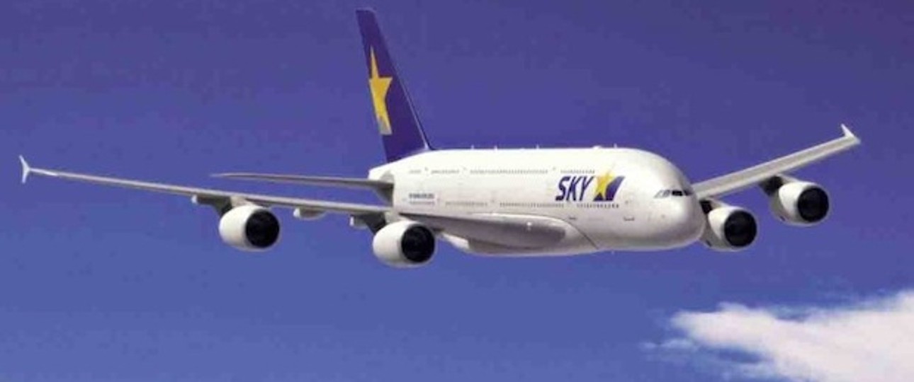 Skymark bestellte als erste japanische Airline den A380 von Airbus.