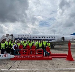 Erster Flug vom Gallop Air: Durchgeführt wurde der Flug von einer C909 von China Southern Airlines.