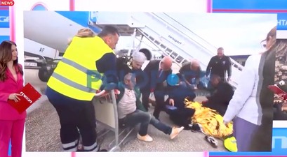 TV-Bericht über den Zwischenfall: Drei Verletzte.