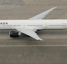 Eine Boeing 777 von Air Canada: Solch ein Jet beförderte die wertvolle Fracht.