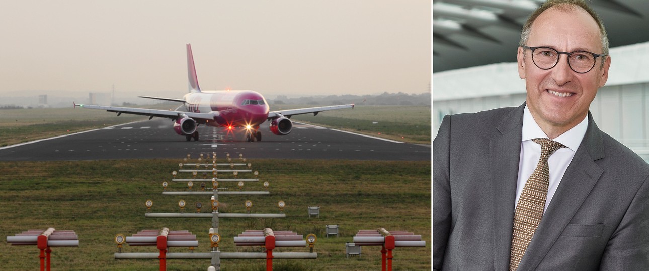 Flughafen Dortmund und Ludger van Bebber: Seit Oktober 2020 im Amt.