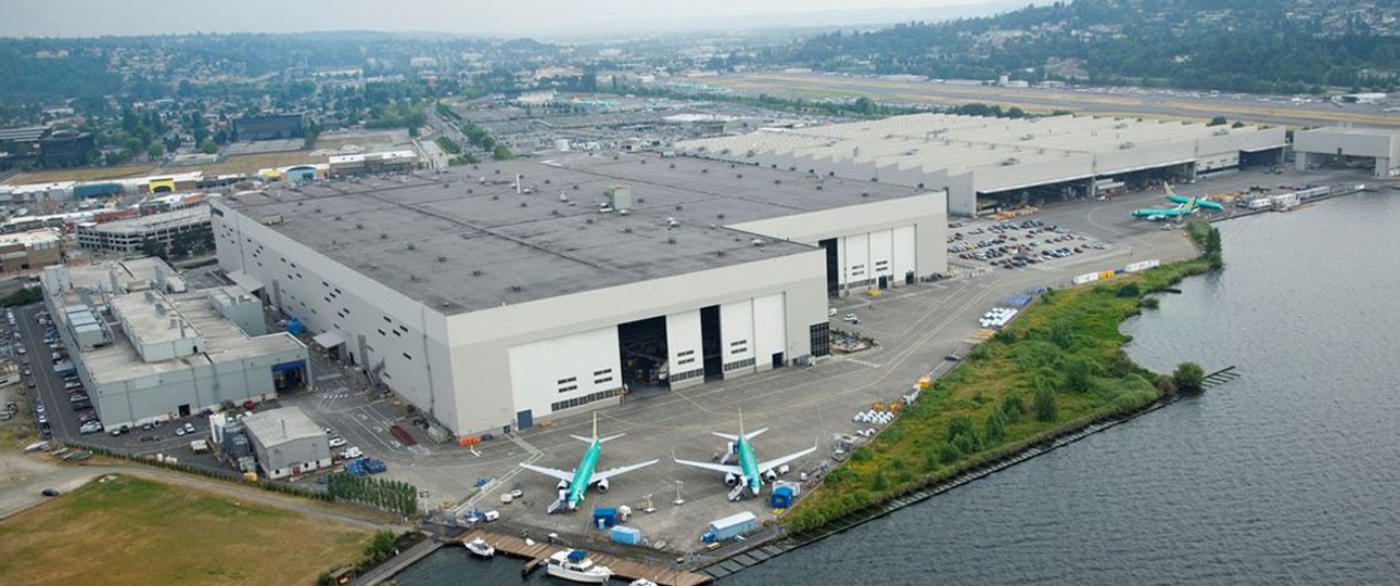 Boeing-Werk in Renton: Wo früher luftig viel Platz war, ...