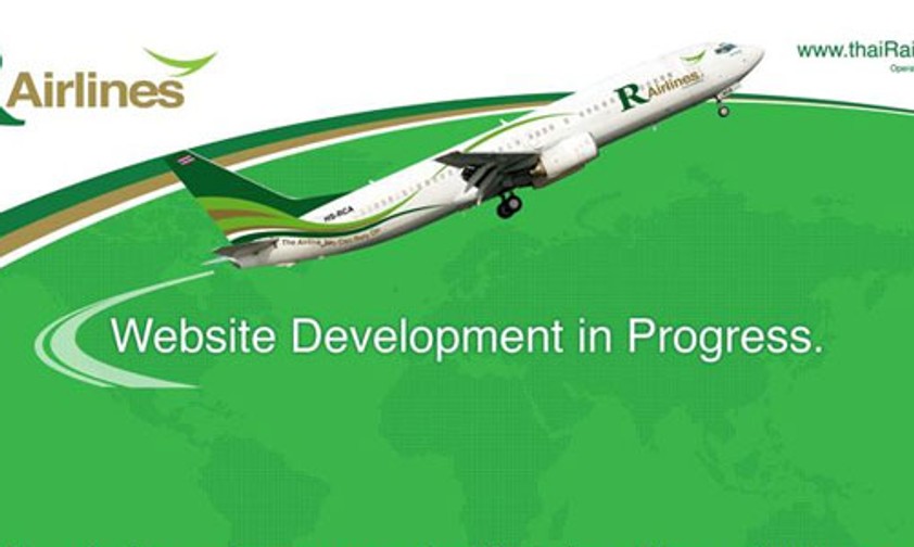 R-Airlines-Webseite: Nicht erreichbar.