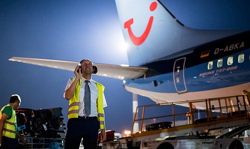 Abfertigung einer Boeing 737 von Tuifly: Die Maschine kam nicht auf die Kapverden.