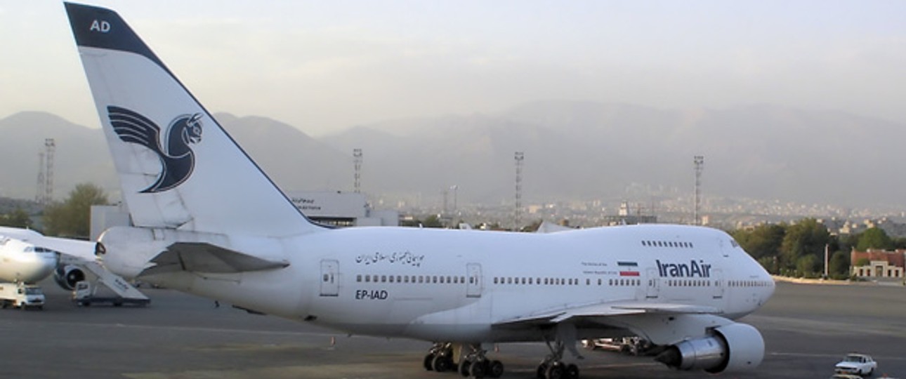 B747 von Iran Air: Kann bald auch im eigenen Land gewartet werden.