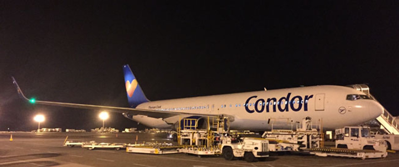 Condor Boeing 767-300ER in Punta Cana.