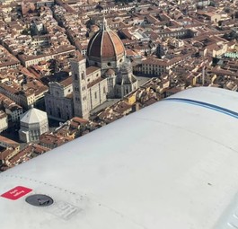 Florenz aus der Luft sehen: Nicht immer problemlos möglich.