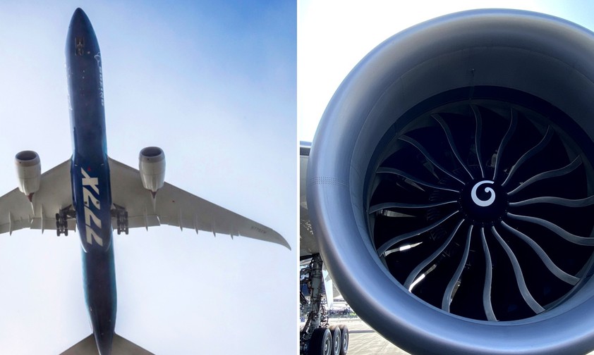 Boeing 777X und das riesige Triebwerk GE9X: Bald wieder in der Luft?
