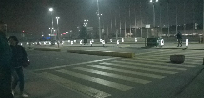 Zufahrt zum Atatürk Airport: Am Samstagabend war alles gesperrt.